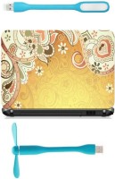 Print Shapes Baroque floral Combo Set(Multicolor)   Laptop Accessories  (Print Shapes)