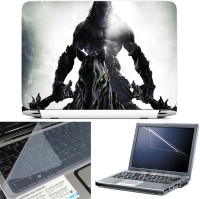 FineArts Ghost on Horse 3 in 1 Laptop Skin Pack With Screen Guard & Key Protector Combo Set(Multicolor)   Laptop Accessories  (FineArts)