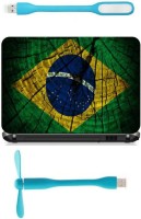 Print Shapes brazil flag Combo Set(Multicolor)   Laptop Accessories  (Print Shapes)