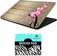 FineArts Floral - LS5544 Laptop Skin and Mouse Pad Combo Set(Multicolor)   Laptop Accessories  (FineArts)