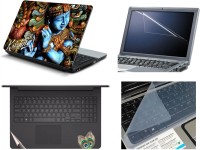 Namo Arts Laptop Skins with Track Pad Skin, Screen Guard and Key Protector HQ1084 Combo Set(Multicolor)   Laptop Accessories  (Namo Arts)
