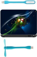 Print Shapes christmas 3d theme Combo Set(Multicolor)   Laptop Accessories  (Print Shapes)