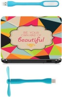 Print Shapes Be your own king of beautiful Combo Set(Multicolor)   Laptop Accessories  (Print Shapes)
