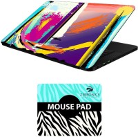 FineArts Abstract Art - LS5011 Laptop Skin and Mouse Pad Combo Set(Multicolor)   Laptop Accessories  (FineArts)