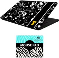 View FineArts Alphabet Design - LS5270 Laptop Skin and Mouse Pad Combo Set(Multicolor) Laptop Accessories Price Online(FineArts)