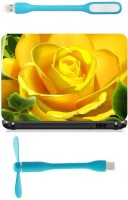 Print Shapes Yellow Flower Combo Set(Multicolor)   Laptop Accessories  (Print Shapes)