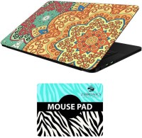 FineArts Floral - LS5554 Laptop Skin and Mouse Pad Combo Set(Multicolor)   Laptop Accessories  (FineArts)