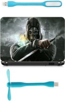 Print Shapes Worrier Skull with sword Combo Set(Multicolor)   Laptop Accessories  (Print Shapes)