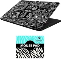 View FineArts Quotes - LS5946 Laptop Skin and Mouse Pad Combo Set(Multicolor) Laptop Accessories Price Online(FineArts)