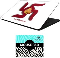 FineArts Religious - LS5966 Laptop Skin and Mouse Pad Combo Set(Multicolor)   Laptop Accessories  (FineArts)