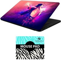 FineArts Famous Characters - LS5517 Laptop Skin and Mouse Pad Combo Set(Multicolor)   Laptop Accessories  (FineArts)
