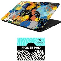 FineArts Abstract Art - LS5005 Laptop Skin and Mouse Pad Combo Set(Multicolor)   Laptop Accessories  (FineArts)