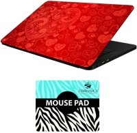 FineArts Floral - LS5600 Laptop Skin and Mouse Pad Combo Set(Multicolor)   Laptop Accessories  (FineArts)
