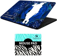 View FineArts Quotes - LS5922 Laptop Skin and Mouse Pad Combo Set(Multicolor) Laptop Accessories Price Online(FineArts)