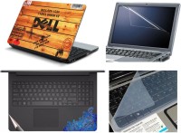 Namo Arts Laptop Skins with Track Pad Skin, Screen Guard and Key Protector HQ1089 Combo Set(Multicolor)   Laptop Accessories  (Namo Arts)
