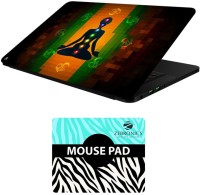 FineArts Religious - LS5957 Laptop Skin and Mouse Pad Combo Set(Multicolor)   Laptop Accessories  (FineArts)