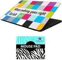 FineArts Quotes - LS5871 Laptop Skin and Mouse Pad Combo Set(Multicolor)   Laptop Accessories  (FineArts)