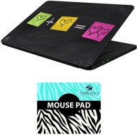 FineArts Abstract Art - LS5095 Laptop Skin and Mouse Pad Combo Set(Multicolor)   Laptop Accessories  (FineArts)