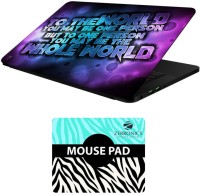 FineArts Quotes - LS5894 Laptop Skin and Mouse Pad Combo Set(Multicolor)   Laptop Accessories  (FineArts)