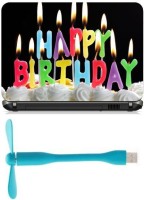 Print Shapes birthday candles inscription Combo Set(Multicolor)   Laptop Accessories  (Print Shapes)