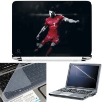 FineArts Just Do It 3 in 1 Laptop Skin Pack With Screen Guard & Key Protector Combo Set(Multicolor)   Laptop Accessories  (FineArts)