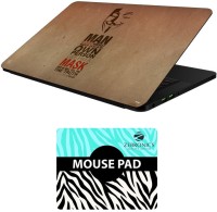 FineArts Quotes - LS5814 Laptop Skin and Mouse Pad Combo Set(Multicolor)   Laptop Accessories  (FineArts)