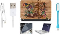 Print Shapes Owls Family on tree Combo Set(Multicolor)   Laptop Accessories  (Print Shapes)