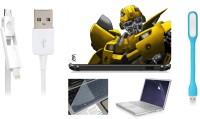 Print Shapes Transformer Yellow Combo Set(Multicolor)   Laptop Accessories  (Print Shapes)