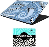 FineArts Floral - LS5603 Laptop Skin and Mouse Pad Combo Set(Multicolor)   Laptop Accessories  (FineArts)