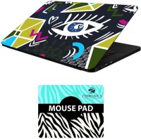 FineArts Abstract Art - LS5017 Laptop Skin and Mouse Pad Combo Set(Multicolor)   Laptop Accessories  (FineArts)