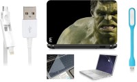 Print Shapes Hulk Half Face Combo Set(Multicolor)   Laptop Accessories  (Print Shapes)
