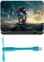Print Shapes Iron Man 3 Combo Set(Multicolor)   Laptop Accessories  (Print Shapes)