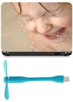 Print Shapes Baby Playing in Water Combo Set(Multicolor)   Laptop Accessories  (Print Shapes)