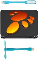 Print Shapes Gnome Logo Combo Set(Multicolor)   Laptop Accessories  (Print Shapes)