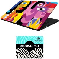 FineArts Abstract Art - LS5059 Laptop Skin and Mouse Pad Combo Set(Multicolor)   Laptop Accessories  (FineArts)