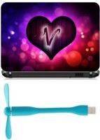 Print Shapes Heart V Combo Set(Multicolor)   Laptop Accessories  (Print Shapes)