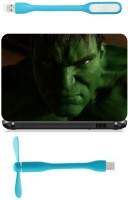 Print Shapes Green hulk Combo Set(Multicolor)   Laptop Accessories  (Print Shapes)