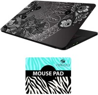 FineArts Floral - LS5565 Laptop Skin and Mouse Pad Combo Set(Multicolor)   Laptop Accessories  (FineArts)