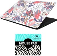 FineArts Floral - LS5654 Laptop Skin and Mouse Pad Combo Set(Multicolor)   Laptop Accessories  (FineArts)