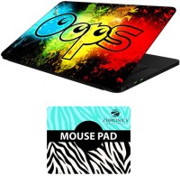 FineArts Quotes - LS5864 Laptop Skin and Mouse Pad Combo Set(Multicolor)   Laptop Accessories  (FineArts)