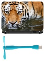 Print Shapes Tiger in the water Combo Set(Multicolor)   Laptop Accessories  (Print Shapes)