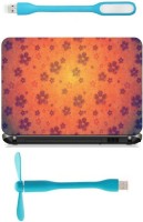 Print Shapes Colourfull abstract flowers painting Combo Set(Multicolor)   Laptop Accessories  (Print Shapes)
