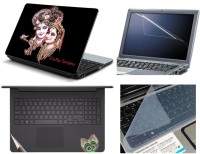 Namo Arts Laptop Skins with Track Pad Skin, Screen Guard and Key Protector HQ1039 Combo Set(Multicolor)   Laptop Accessories  (Namo Arts)