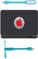 Print Shapes Red apple logo Combo Set(Multicolor)   Laptop Accessories  (Print Shapes)