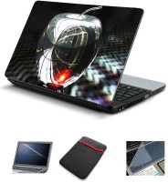 View Psycho Art 3D Crystal Apple 4 in 1 Combo Set(Multicolor) Laptop Accessories Price Online(Psycho Art)
