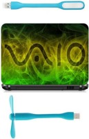 Print Shapes Vaio with green smoke Combo Set(Multicolor)   Laptop Accessories  (Print Shapes)