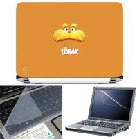 FineArts The Lorax 3 in 1 Laptop Skin Pack With Screen Guard & Key Protector Combo Set(Multicolor)   Laptop Accessories  (FineArts)