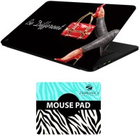 FineArts Quotes - LS5868 Laptop Skin and Mouse Pad Combo Set(Multicolor)   Laptop Accessories  (FineArts)