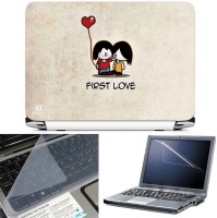 View FineArts First Love 3 in 1 Laptop Skin Pack With Screen Guard & Key Protector Combo Set(Multicolor) Laptop Accessories Price Online(FineArts)