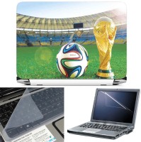 FineArts FIFA World Cup with Football 3 in 1 Laptop Skin Pack With Screen Guard & Key Protector Combo Set(Multicolor)   Laptop Accessories  (FineArts)